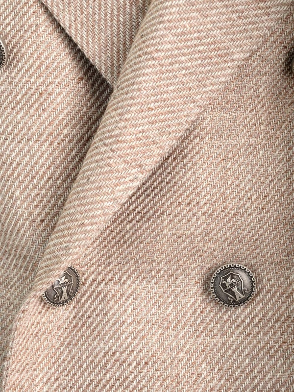 Double Linen Cotton Tailored Jacket - Image 4