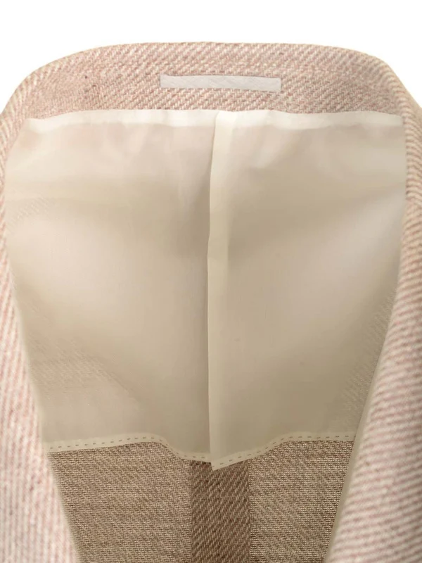 Double Linen Cotton Tailored Jacket - Image 6