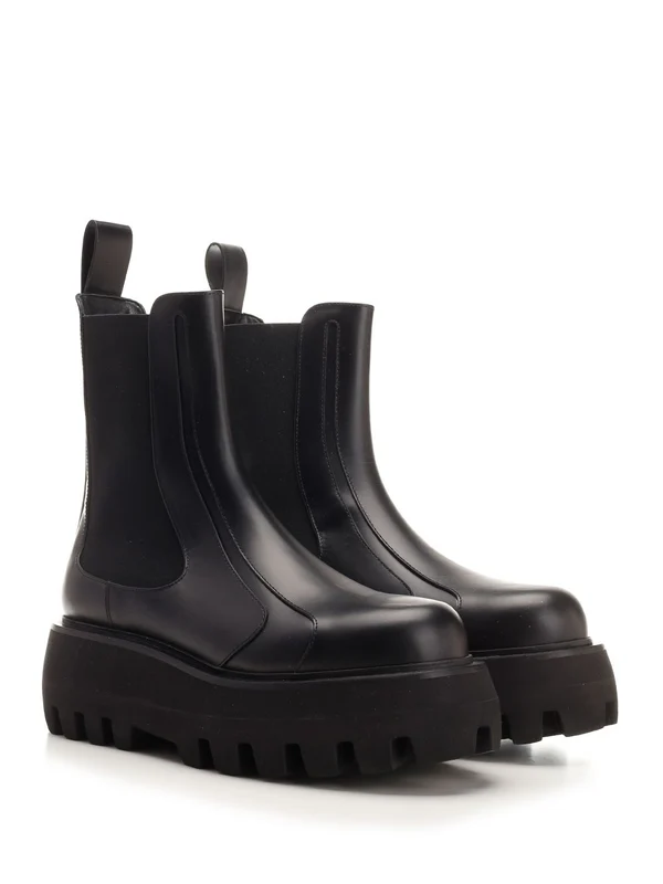 Sofa Leather Chelsea Boots - Image 2