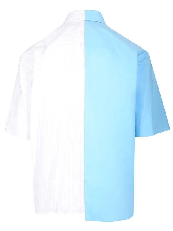 Numeric Logo Asymmetric Short Sleeve Shirt - Image 2