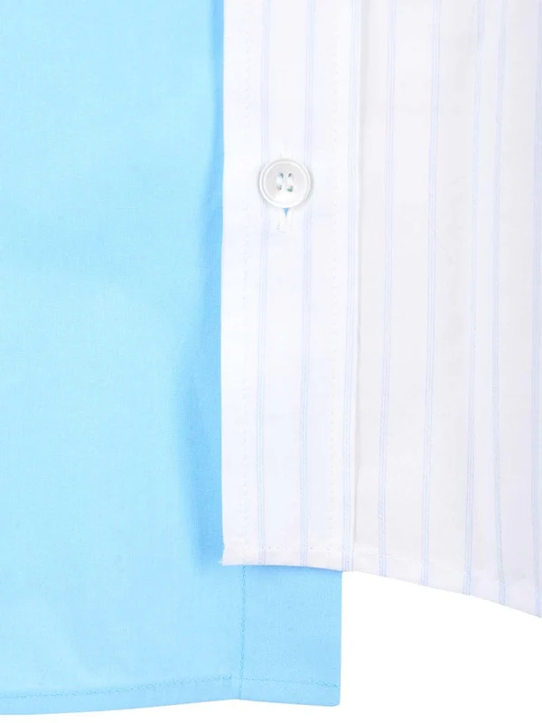 Numeric Logo Asymmetric Short Sleeve Shirt - Image 5