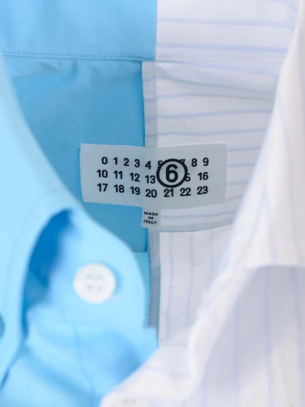Numeric Logo Asymmetric Short Sleeve Shirt - Image 6