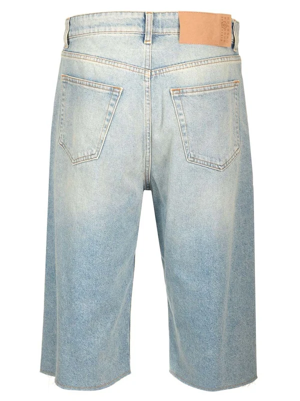 Drawstring Denim Shorts - Image 2