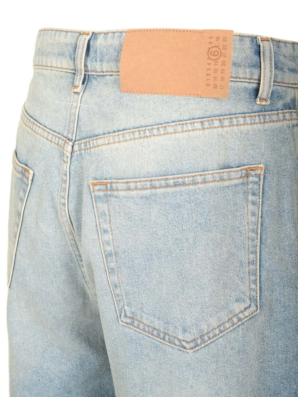 Drawstring Denim Shorts - Image 5