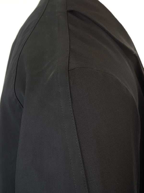 Sleeve Logo Belted Wool Coat - Image 6