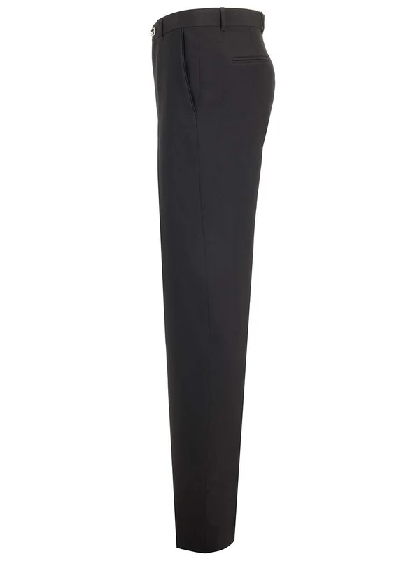Slim Fit Wool Tailored Pants - Image 3