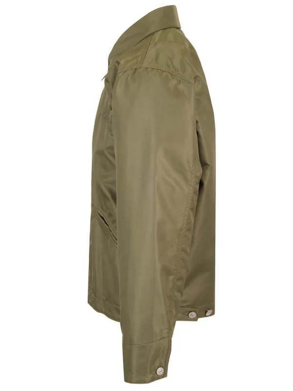 Embroidered Logo Windbreaker Jacket - Image 3
