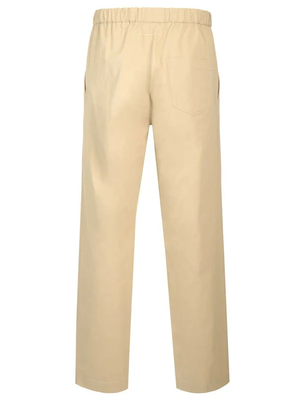 Drawstring Cotton Trousers - Image 2