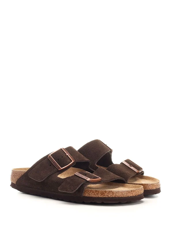 Arizona Double Buckle Leather Sandals - Image 2