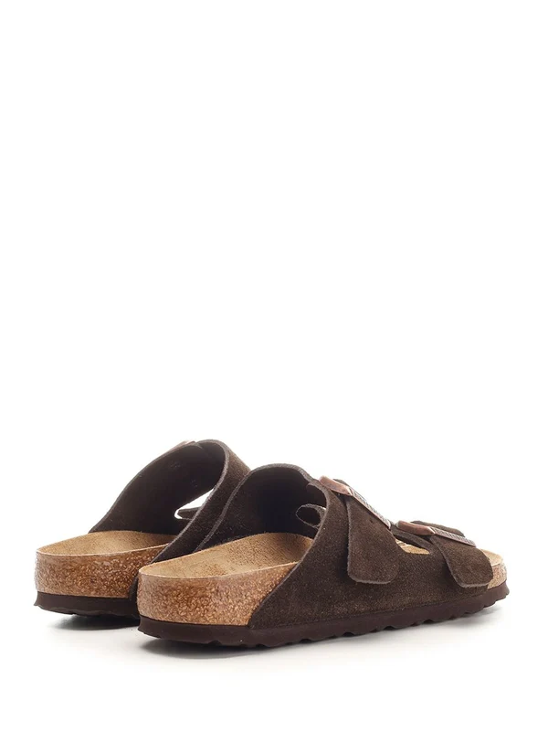 Arizona Double Buckle Leather Sandals - Image 3
