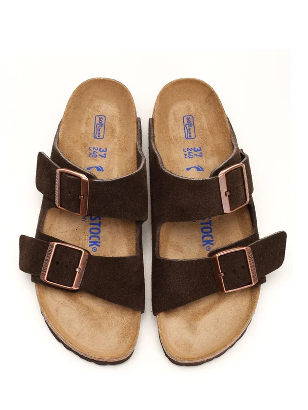 Arizona Double Buckle Leather Sandals - Image 5