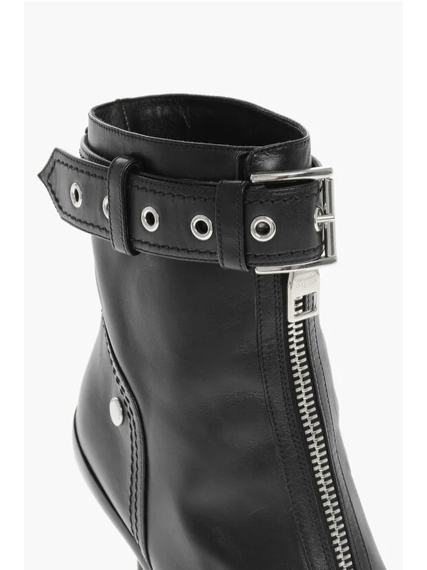 Alexander Mcqueen Black Ankle Boots - Image 4