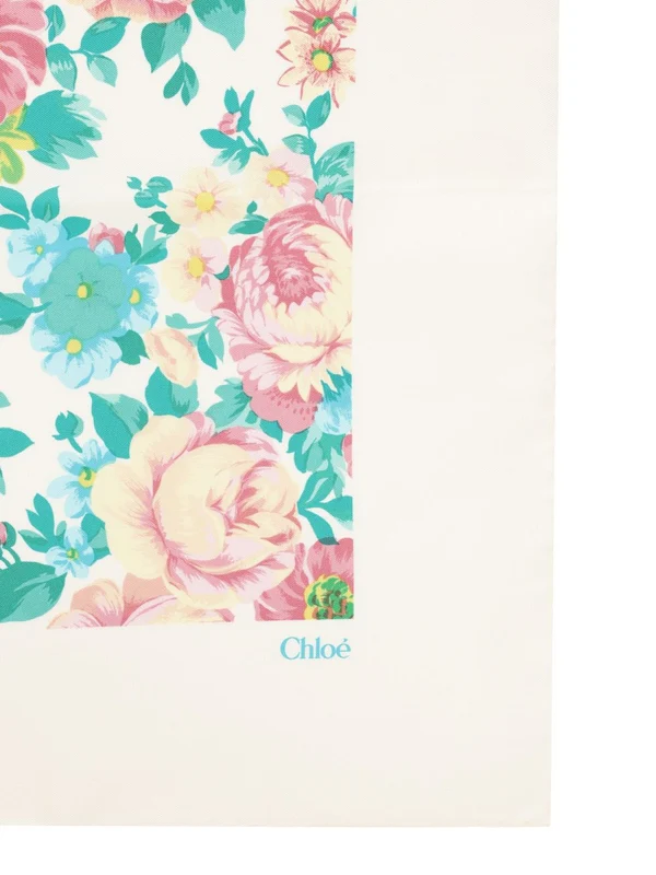 Peonies Silk Scarf - Image 2