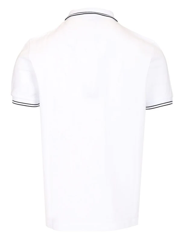 Logo Patch Cotton Polo Shirt - Image 2