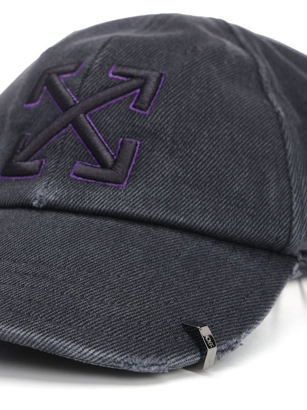 Arrow Logo Denim Ball Cap - Image 4