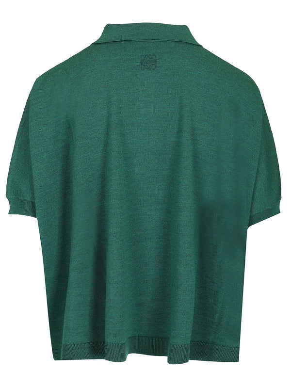 Wool Knit Polo Shirt - Image 2