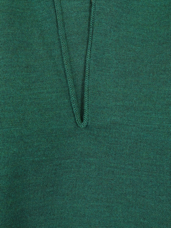 Wool Knit Polo Shirt - Image 3