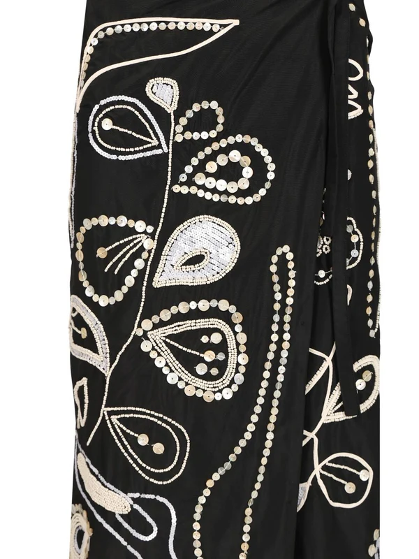 Sarong Embroidered Pattern Skirt - Image 4