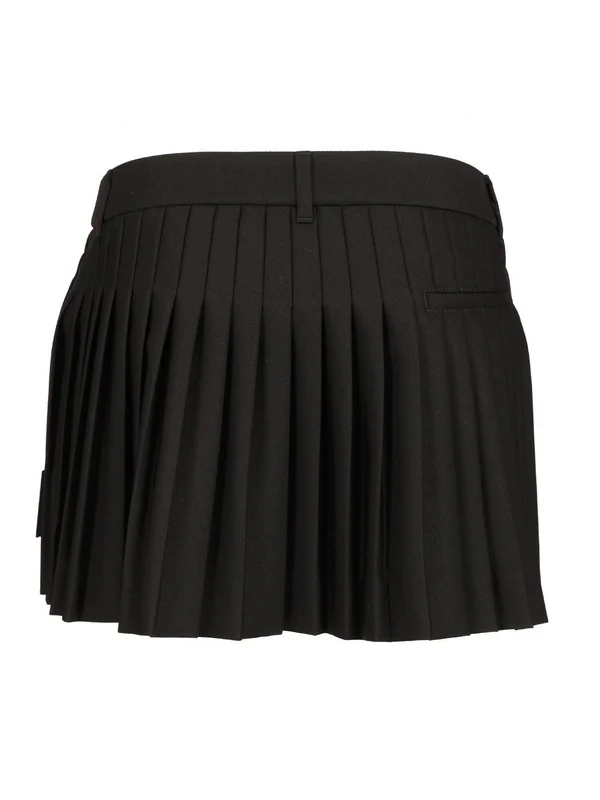 Savana Wool Mini Skirt - Image 2