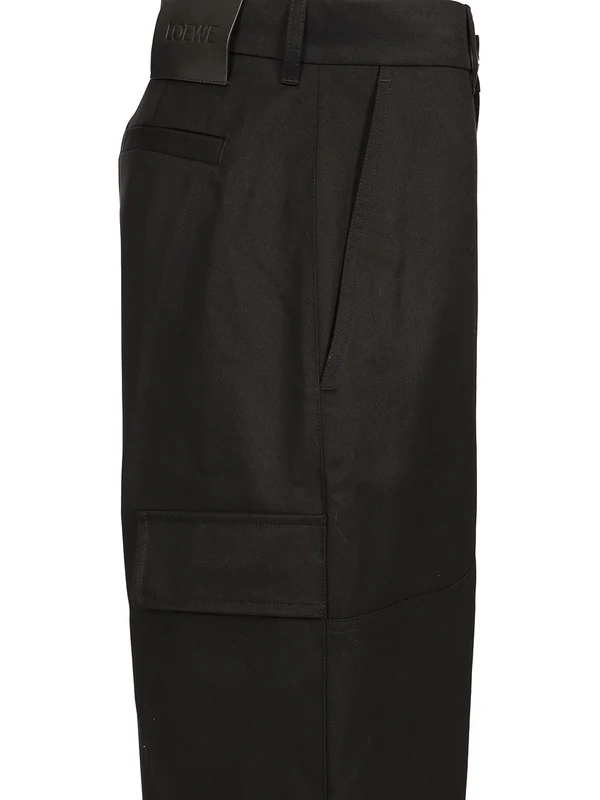 Cotton Silk Cargo Pants - Image 3
