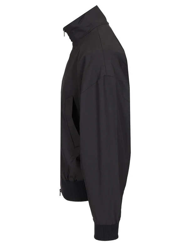 High-neck Wool Track Jacket - Image 3