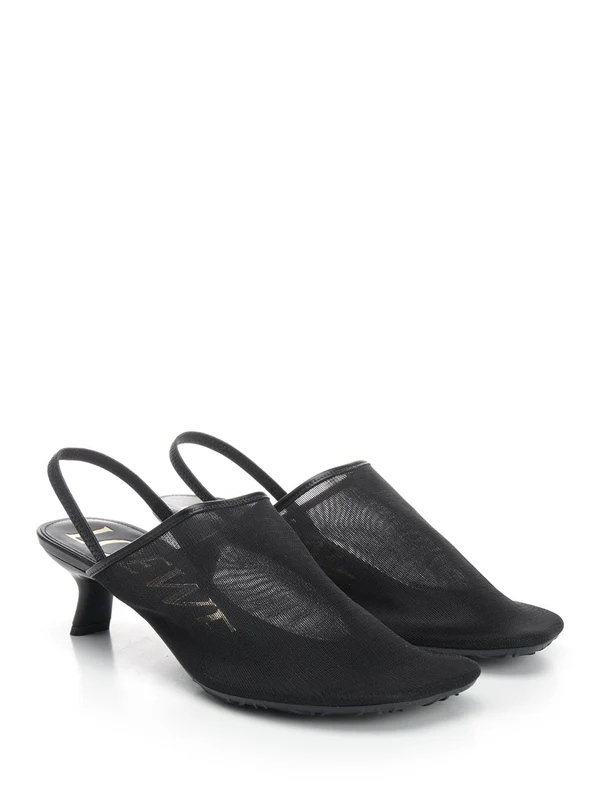Petal Mesh Sandal Heels - Image 2