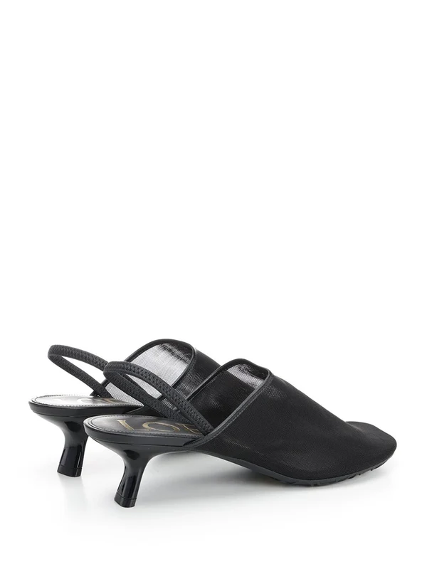Petal Mesh Sandal Heels - Image 3