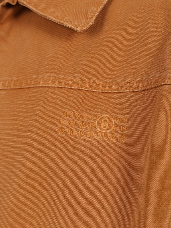 Chest Logo Cotton Canvas Jacket - Image 4
