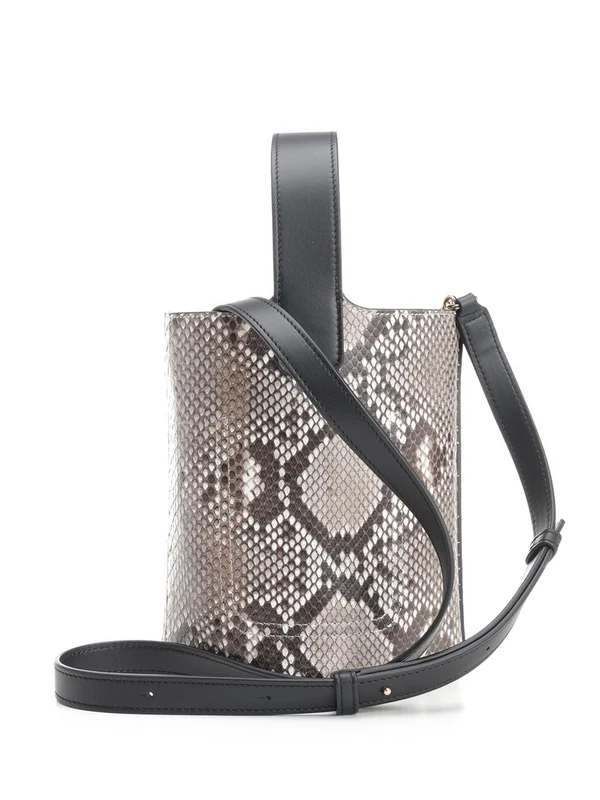 Pebble Mini Leather Bucket Bag - Image 3