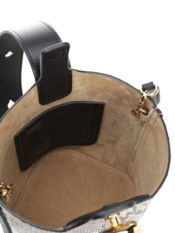 Pebble Mini Leather Bucket Bag - Image 4