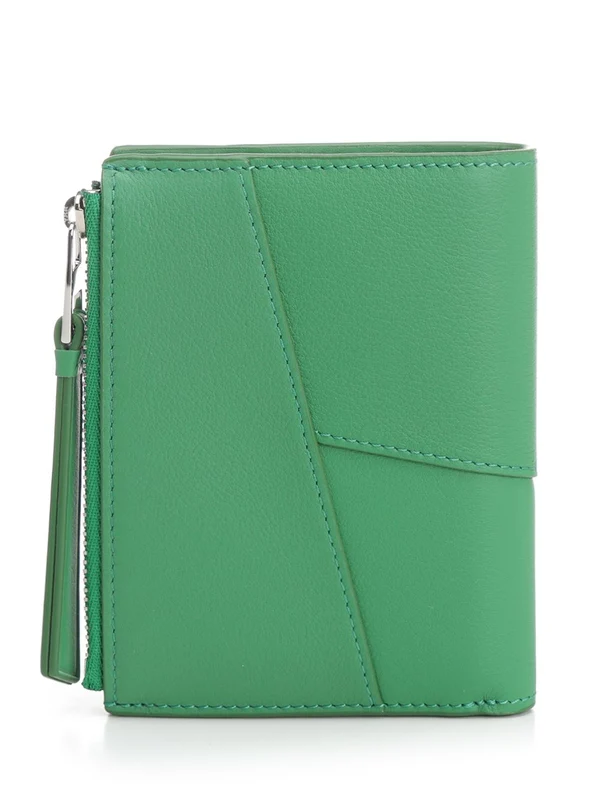 Compact Anagram Puzzle Leather Wallet - Image 3