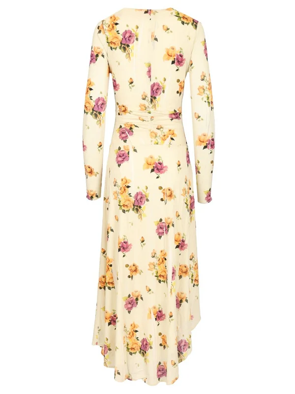 Asymmetric Jersey Midi Dress - Image 2