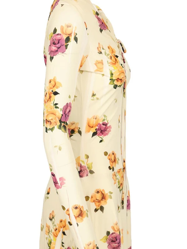 Asymmetric Jersey Midi Dress - Image 5