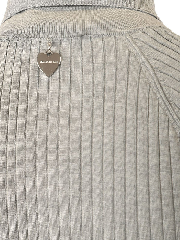 Ribbed Silk Polo Shirt - Image 5