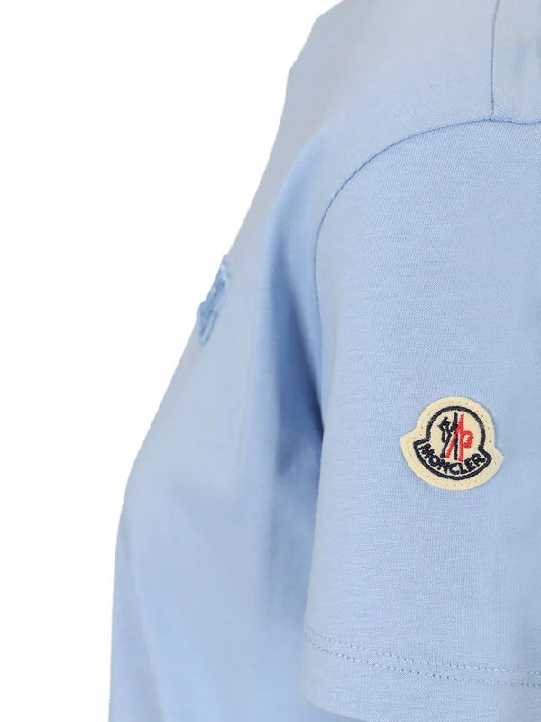 Embroidered Logo Cotton Short-sleeve T-shirt - Image 4