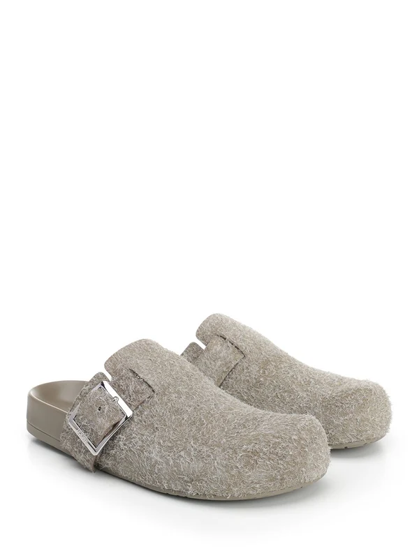 Ease Buckle Suede Slides - Image 2