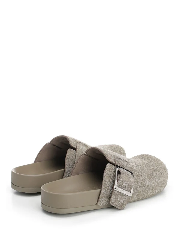 Ease Buckle Suede Slides - Image 3