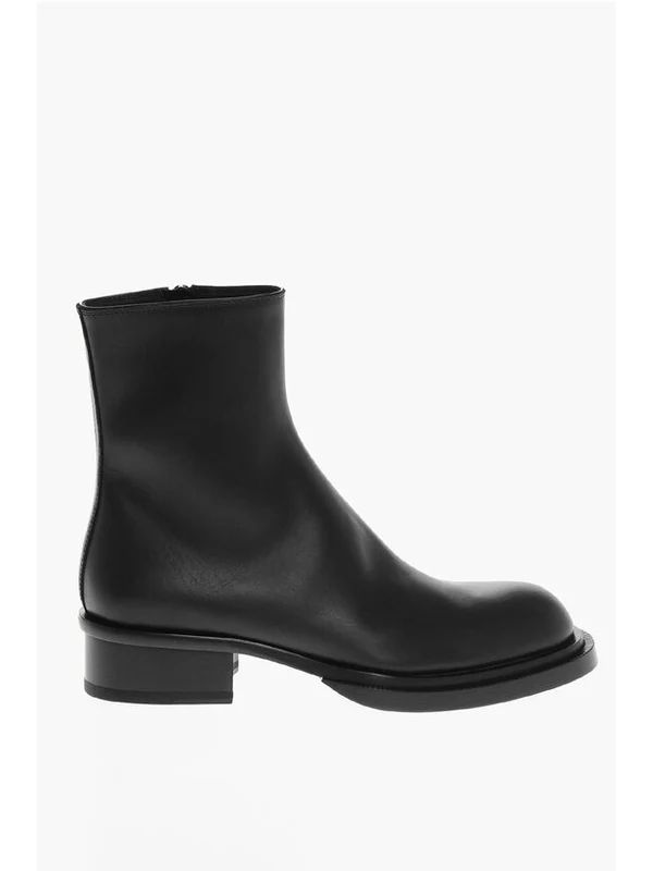 Alexander Mcqueen Black Ankle Boots - Image 3