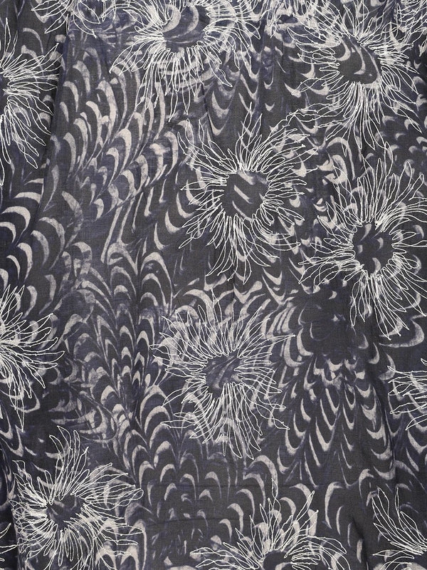 Allover Embroidery Short Sleeve Shirt - Image 4