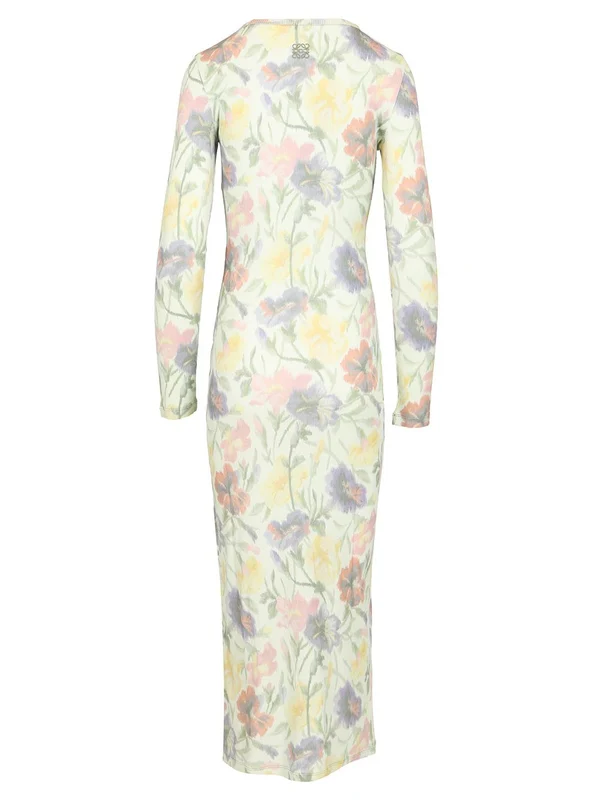 Morning Glory Flower Printed Dress - Image 2