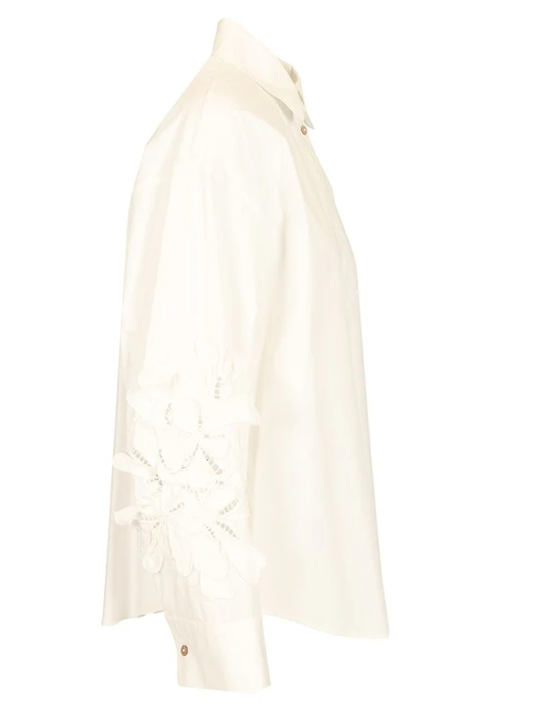 Embroidered Oversized Shirt - Image 3
