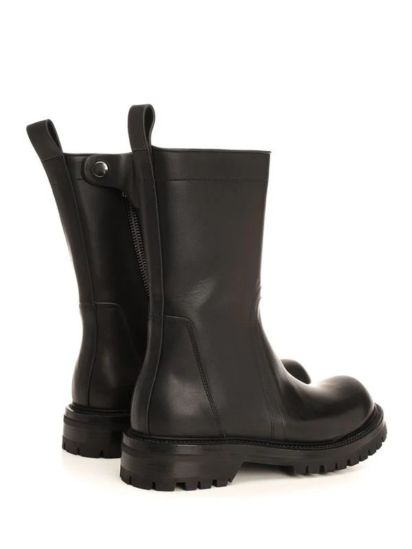 Army Creeper Leather Middle Boot - Image 3