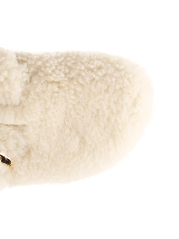 Boston Big Buckle Shearling Slides - Image 4