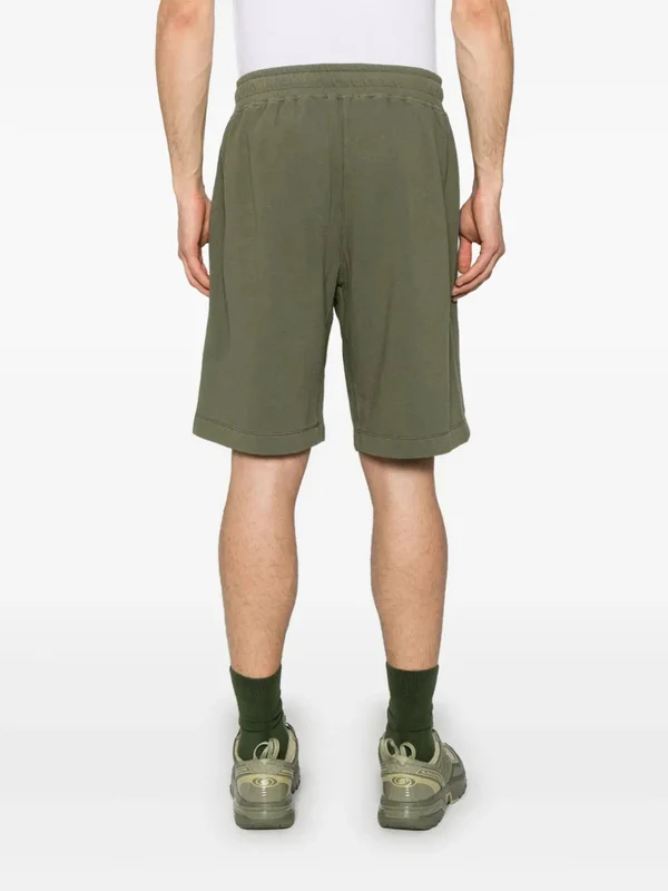 Lens Wappen Detail Cotton Shorts - Image 4