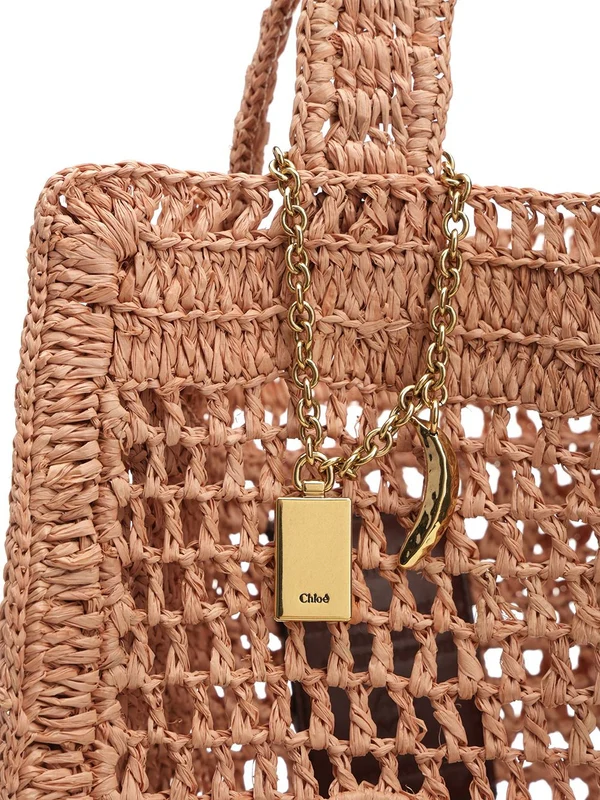 ESTATE BANANA Raffia Tote Bag - Image 4