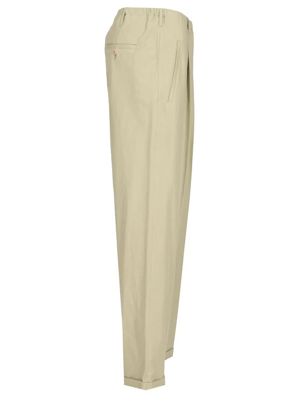 SANTA ROSALIA Drawstring Cotton Pants - Image 3
