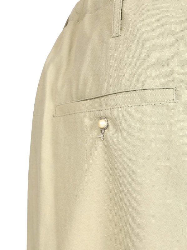 SANTA ROSALIA Drawstring Cotton Pants - Image 6