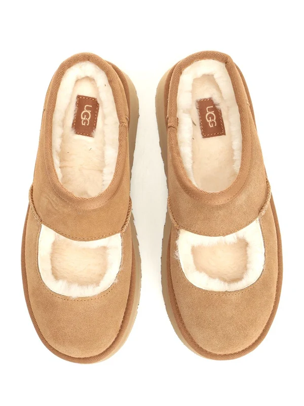 BEA Mary Jane Shearling Bloafers - Image 5