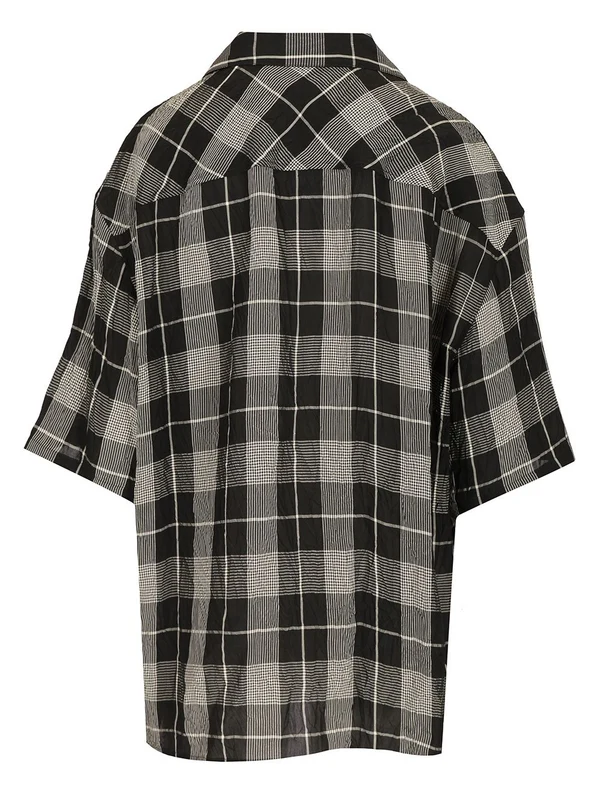 Check Pattern Short Sleeve Shirt - Image 2