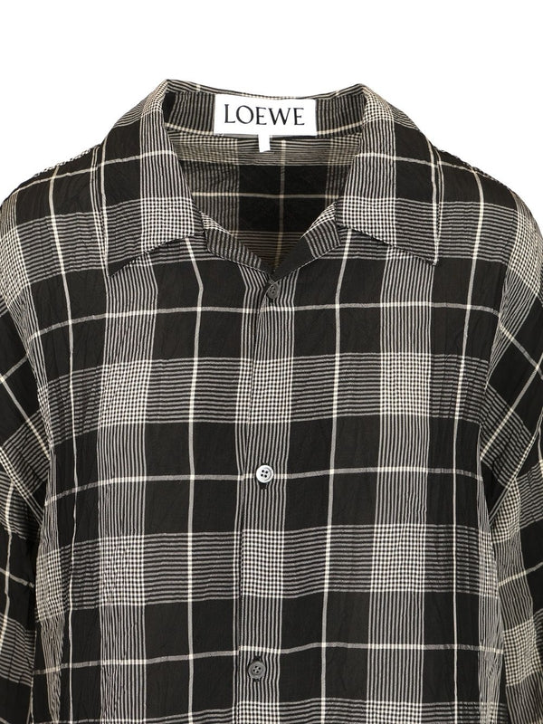 Check Pattern Short Sleeve Shirt - Image 3